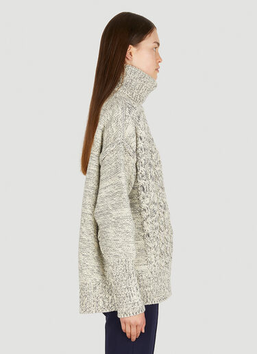 Giochi Cable Knit Sweater Sportmax Giochi Cable Knit Sweater Grey spx0250009