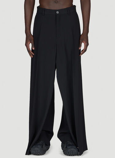 Balenciaga Tailored Double-Front Suit Pants Black bal0354002