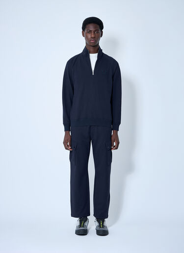 C.P. Company Diagonal Raised Fleece Cargo Pants Blue pco0159011