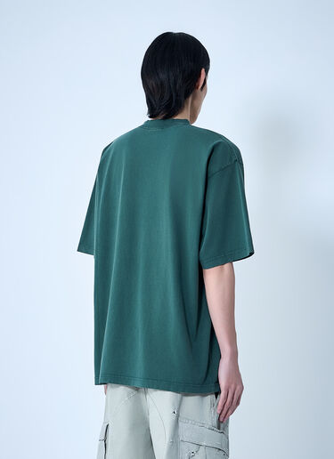 Balenciaga Medium Fit T-Shirt Green bal0163005