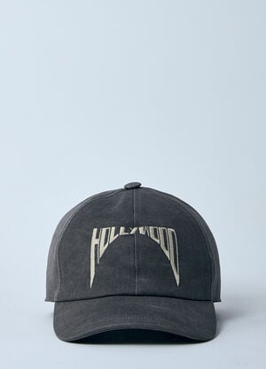 Rick Owens DRKSHDW Logo Motif Baseball Cap Grey drk0160029