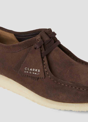 CLARKS ORIGINALS Wallabee Shoes Dark Brown cla0152010