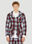 Balenciaga Tartan Wool Blazer Navy bal0151009