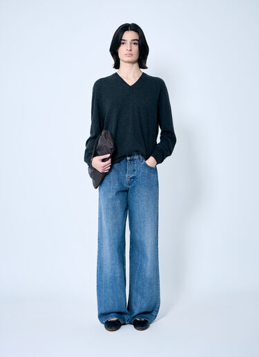 The Row Isaora Cashmere Sweater Black row0259011