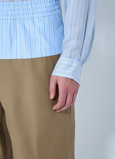 Wide-Leg Trousers with Elasticated Waistband Dries Van Noten Wide-Leg Trousers with Elasticated Waistband Camel dvn0163015