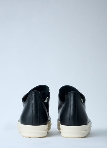 Rick Owens Leather Low-Top Sneakers Black ric0163031