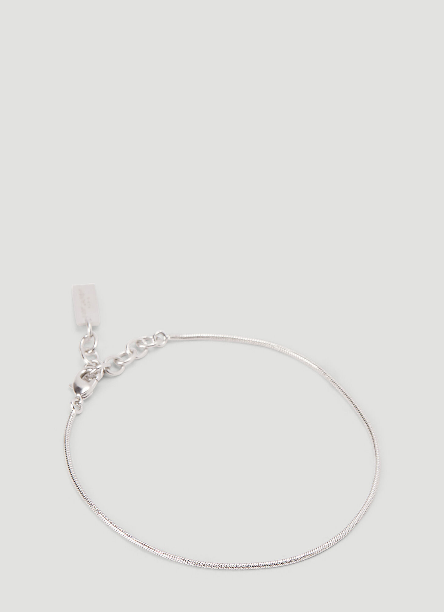 Saint Laurent Chain Bracelet In Silver
