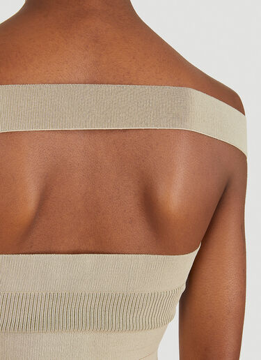 Dion Lee 크로스 리브 뷔스티에 탑 베이지 dle0247007