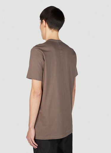 Rick Owens レベルベーシックTシャツ ブラウン ric0151013