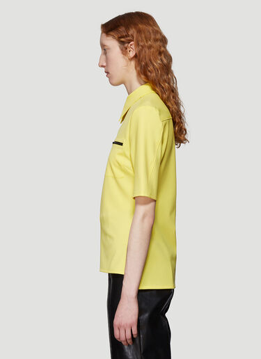 Kwaidan Editions Zipped Shirt Yellow kwe0238006