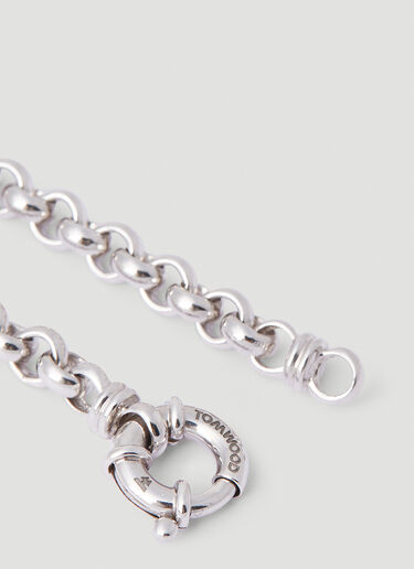 Tom Wood Thick Rolo Chain Necklace Silver tmw0351021