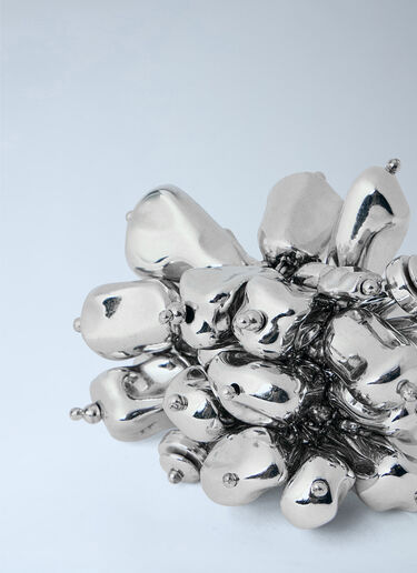 Dries Van Noten Sculptural Metal Ring Silver dvn0263016