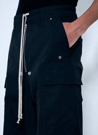 Rick Owens 벨라 카고 트랙 팬츠  블랙 ric0159017