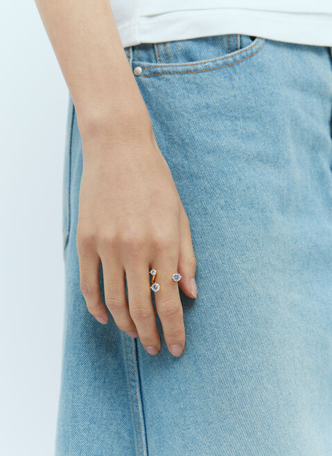 Marc Jacobs Constellation Trinity Ring Silver mcj0254015