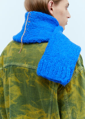 Acne Studios Knit Sleeve Scarf Grey acn0158026