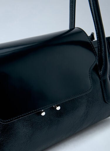 Marni Trunkette Leather Shoulder Bag Black mni0266012
