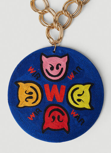 Walter Van Beirendonck Devil 项链 蓝色 wlt0152045