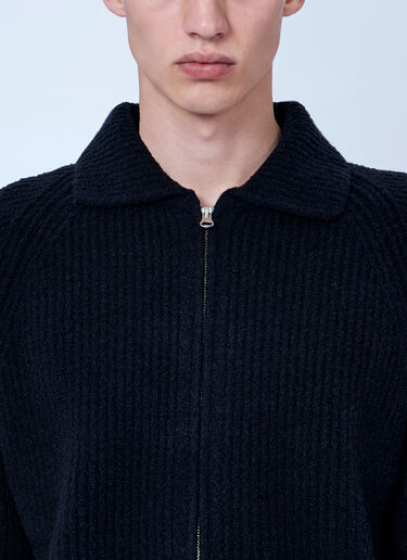 Massimo Osti Studio Boucle Felted Crewneck Black mao0166003
