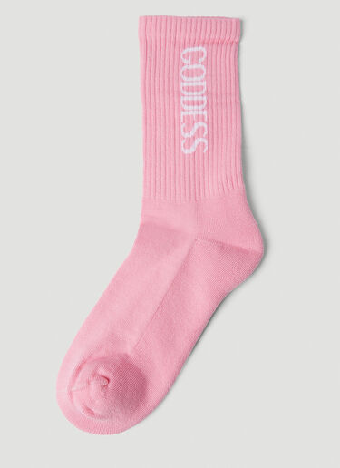 Versace Goddess Socks Pink vrs0251067