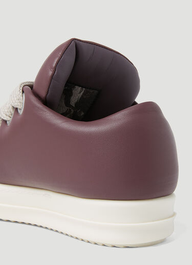 Rick Owens Jumbo Laces Padded Sneakers Burgundy ric0253042