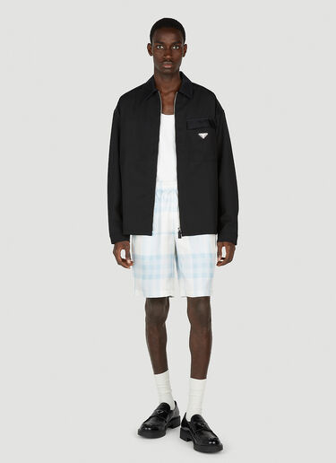 Burberry Bradeston Check Shorts Light Blue bur0152033