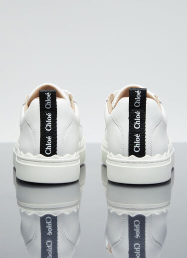 Chloé Lauren Leather Sneakers White chl0255026