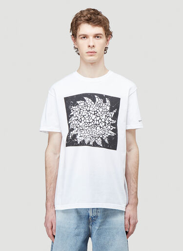 Silent Sound Sun Mosaic T-Shirt White sls0343008