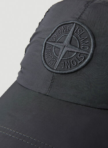 Stone Island Compass 贴饰抽绳棒球帽 黑色 sto0148091