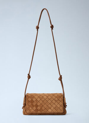 Bottega Veneta Notturno Shoulder Bag Brown bov0265043
