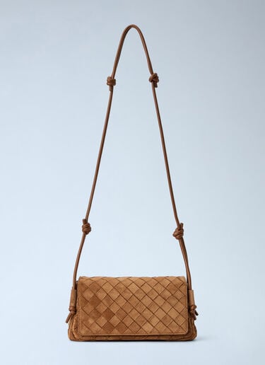 LN-CC® - Bottega Veneta: Notturno Shoulder Bag - Brown Bottega Veneta Notturno Shoulder Bag Brown bov0265043