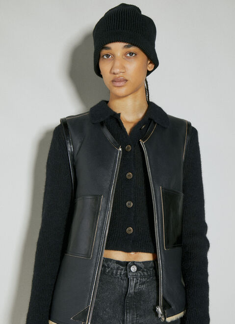 Our Legacy Wool Knit Beanie Hat Blue our0255002