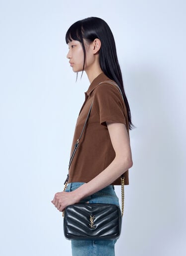 Saint Laurent Matelassé Loulou 相机包 黑色 sla0265141
