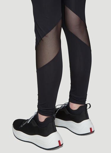 Mesh Panel Leggings Y-3 Mesh Panel Leggings Black yyy0236004