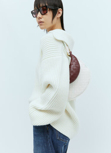 Bottega Veneta 스몰 제멜리 숄더백 화이트 bov0255077