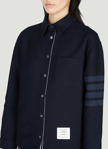 Four Bar Shirt Thom Browne Four Bar Shirt Blue thb0251021
