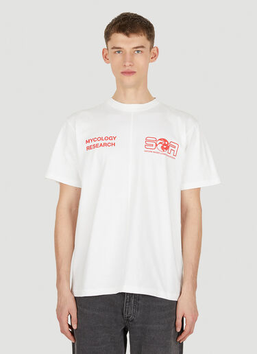 Space Available Upcycled Mycology Research T-Shirt White spa0350021