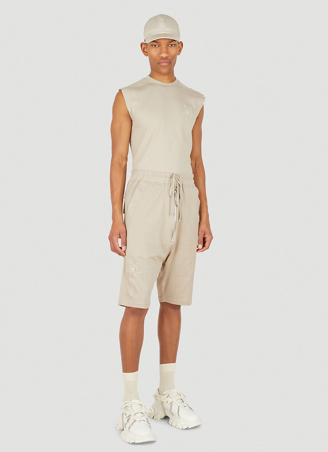 Rick Owens x Champion Men s SL Body Top in Beige LN CC