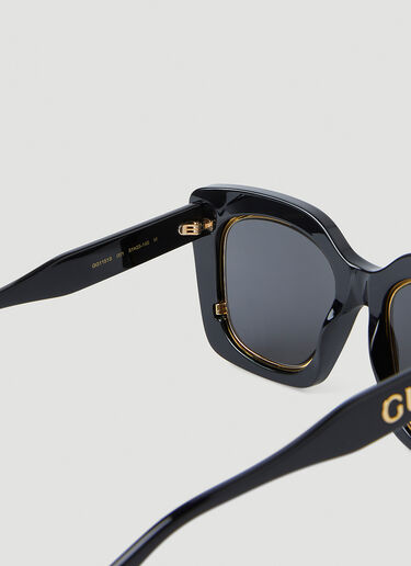 Gucci Oversized Square Frame Sunglasses Black guc0247363