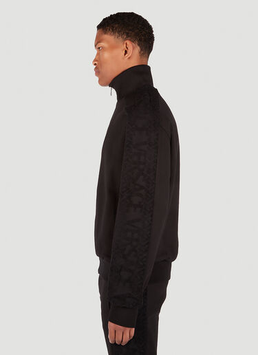 Versace グレカ ジップ スウェットシャツ ブラック ver0151008