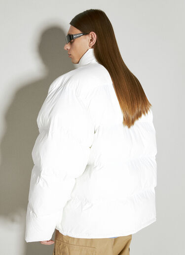 Balenciaga 3B Sports Icon Ski Puffer Jacket White bal0155104