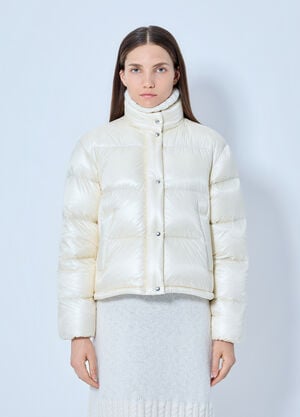 Moncler Tepice Short Down Jacket White mon0266037