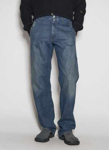 MM6 Maison Margiela Straight Leg Jeans Blue mmm0155009