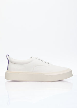 Acne Studios Mother II Canvas Sneakers White acn0156008