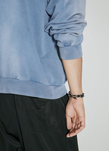 Balenciaga 로고 플레이트 브레이슬릿 블랙 bal0154043