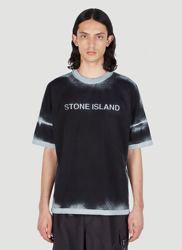 Stone Island 스프레이 페인티드 티셔츠 네이비 sto0152008