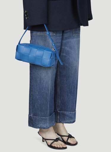 Bottega Veneta 小号 Brick Cassette 单肩包 蓝色 bov0255093