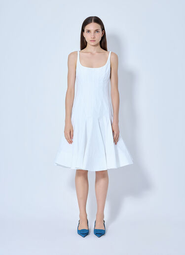 LN-CC® - Jacquemus: Agave Mini Dress - White Jacquemus Agave Mini Dress White jac0266007