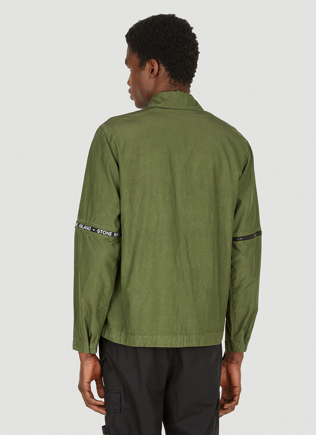 STONE ISLAND 00´s フィラメント加工 ジップシャツ ジャケット