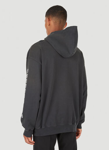 Balenciaga BB Medium Fit Hooded Sweatshirt Black bal0149015