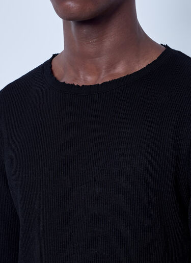 Our Legacy Elongated Longsleeve Top Black our0165018